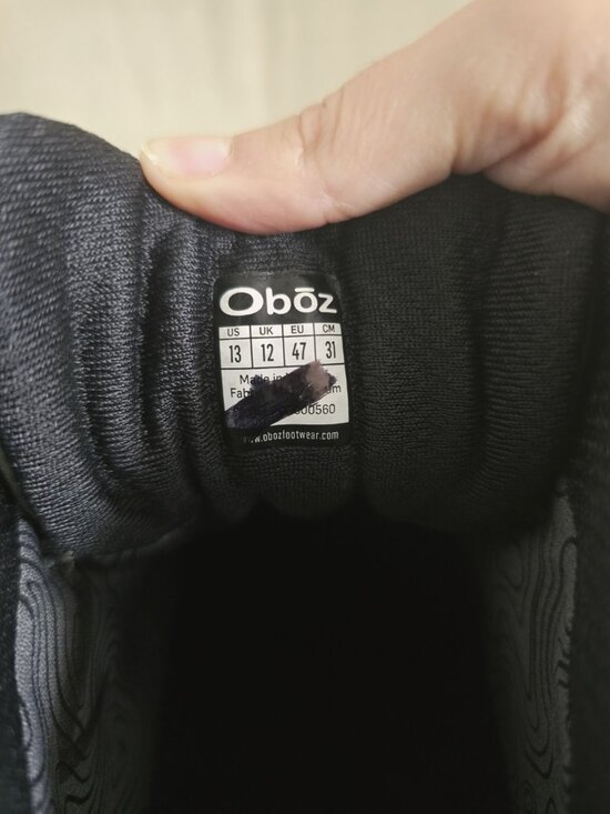 Oboz Bridger Mid Waterproof Hiking Outdoor Boots Mens 13 Shoes Leather B-Dry main image 12